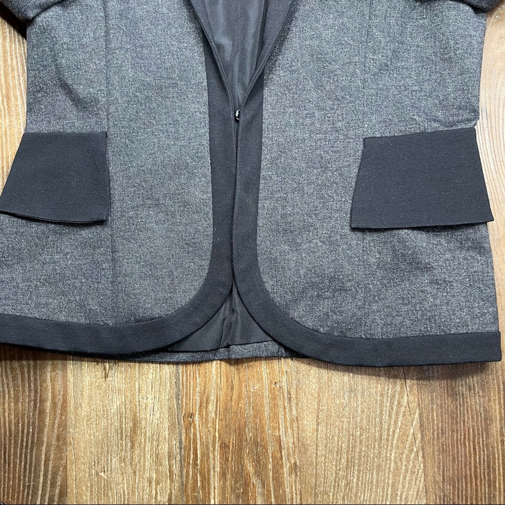 Anthropologie Cartonnier Gray Blazer Jacket Size 8 - Picture 6 of 11